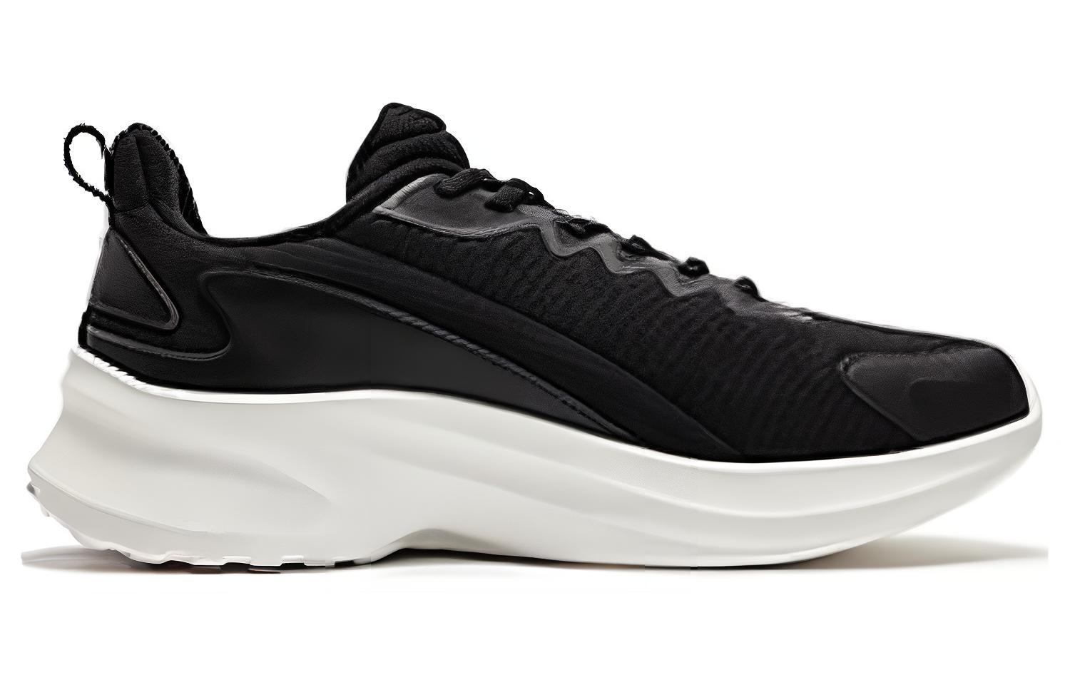 361° Versatile Abrasion Resistant Abrasion Resistant Low top Running Shoes Men’s Black White