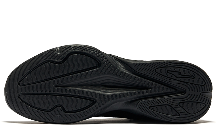 Erke Cushioning Breathable Low top Sprint Running Shoes Men’s Jet Black