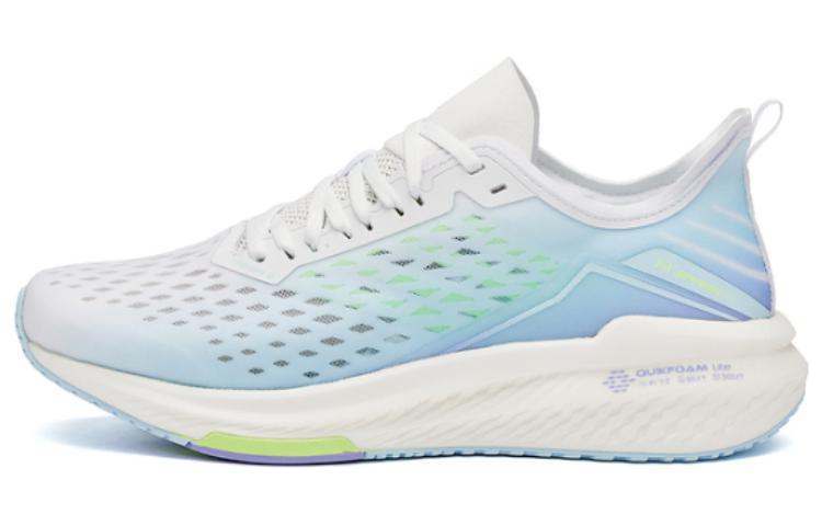 361° Frontier 4.0 Mesh Cushioning Breathable Lightweight Low top Running Shoes Men’s White Blue