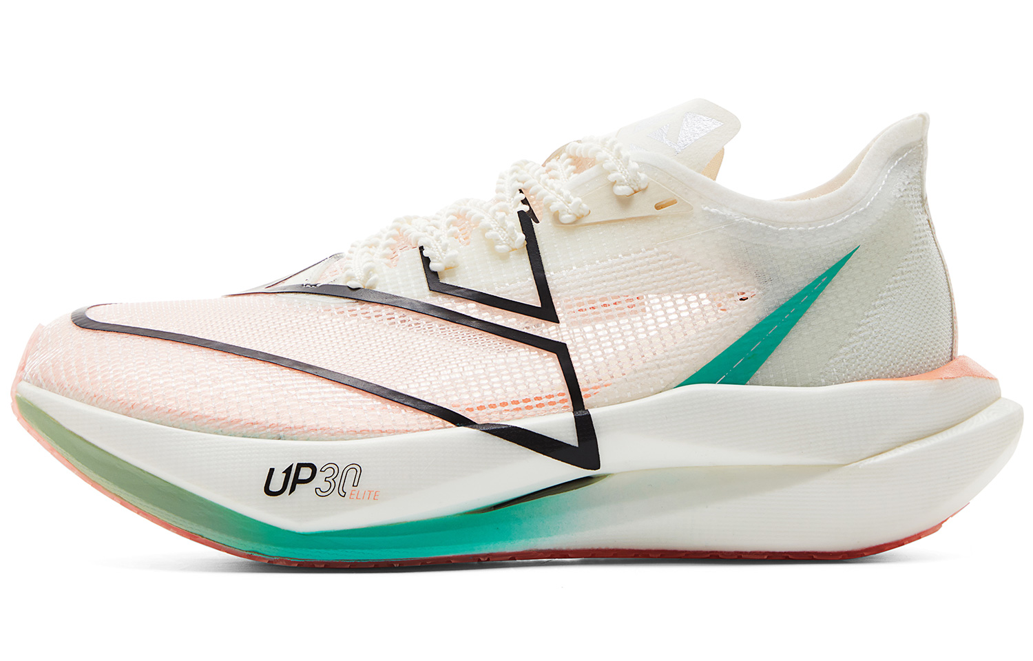 PEAK Taichi UP30 3.0ELITE Running Shoes Women’s Low Top Super Light White Green