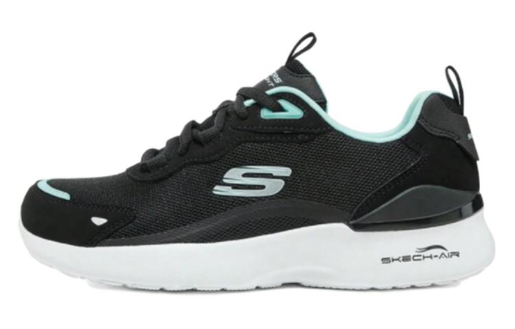 Skechers Abrasion Resistant Breathable Low top Running Shoes Women’s Black Green