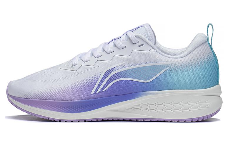 Li Ning Red Hare 6 Slip Resistant, Abrasion Resistant, Breathable Low top Running Shoes Women’s White Blue Purple