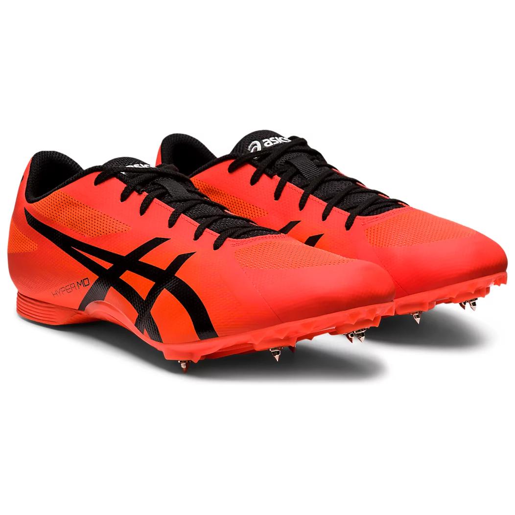 Asics Hyper MD 7 Low top Training Running Shoes Unisex Orange Red