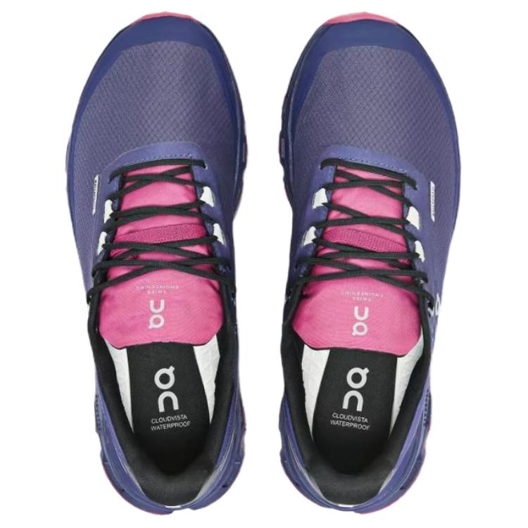 On Cloudvista Comfortable Cushioning Slip Resistant Abrasion Resistant Low top Running Shoes Women’s Blue Purple