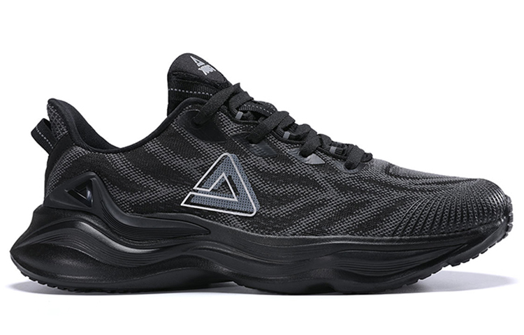 PEAK Running Shoes Men’s Low Top Black