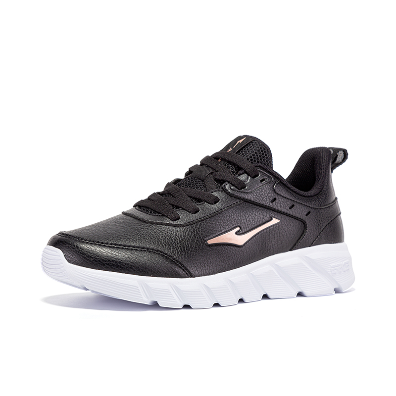 Erke Lightweight Running Shoes Women’s Black White