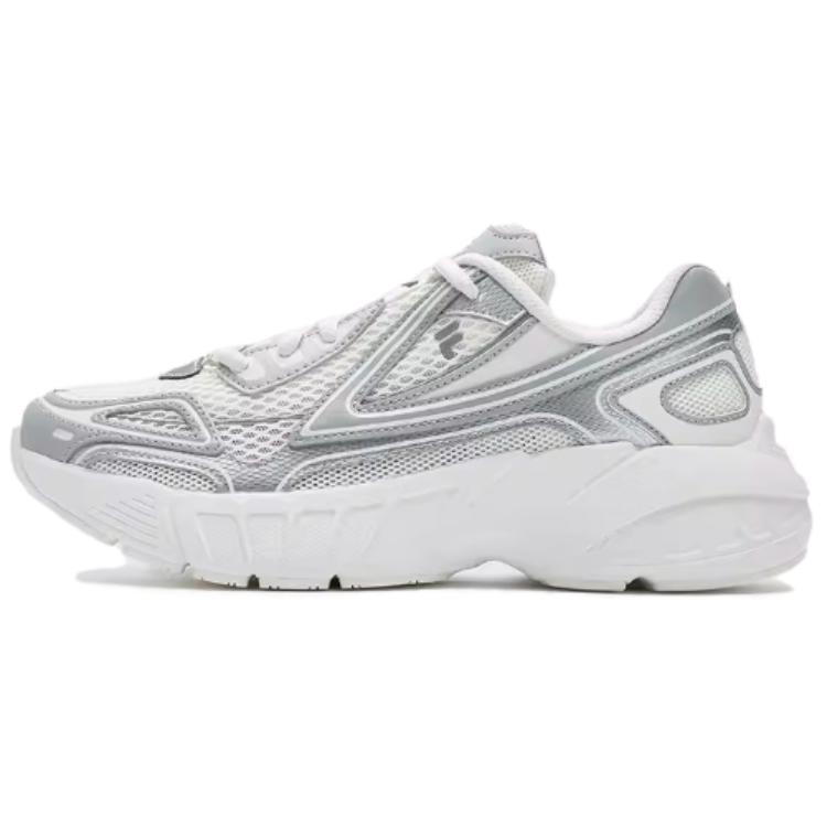 FILA FUSION CRED Navigator Mesh Cushioning Low top Running Shoes Women’s Gray White