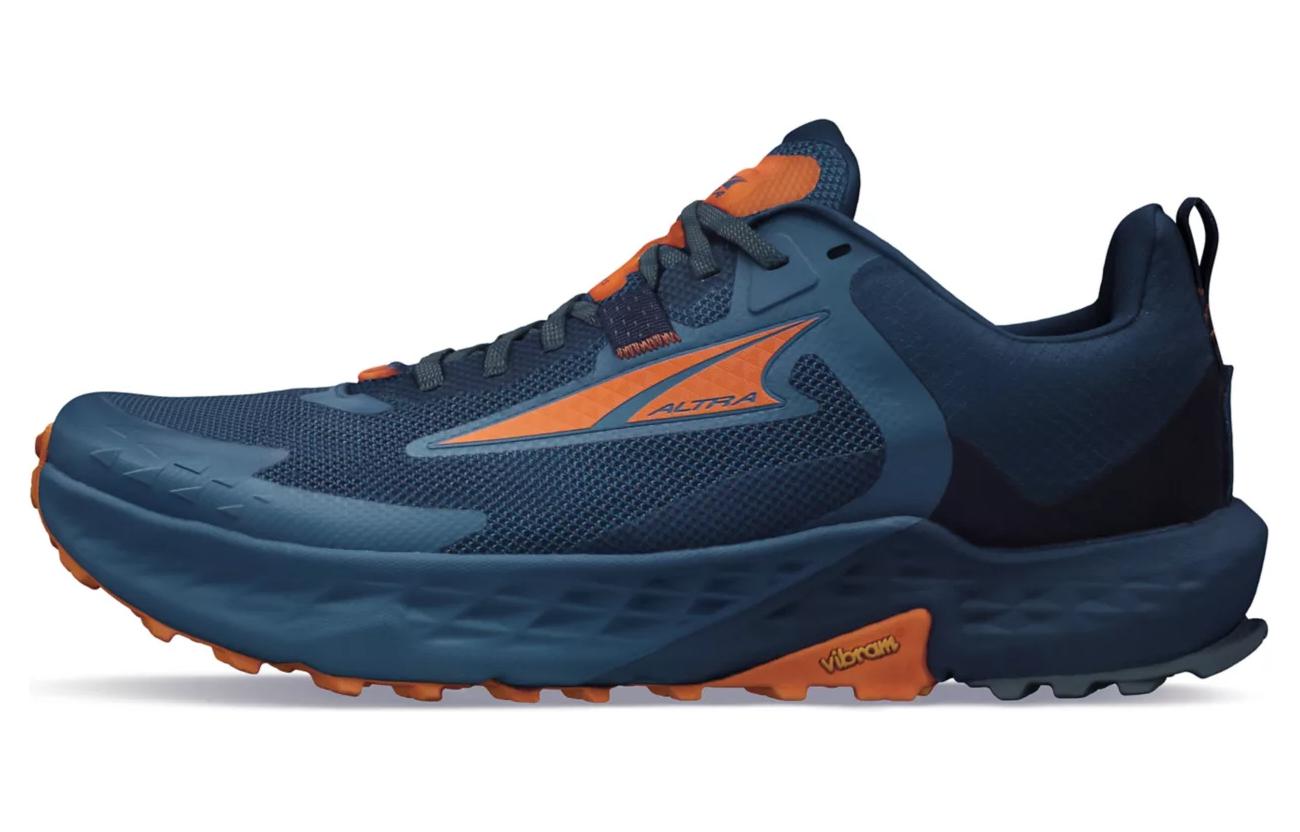 Altra Cushioning Slip Resistant Abrasion Resistant Low top Running Shoes Men’s Blue Orange