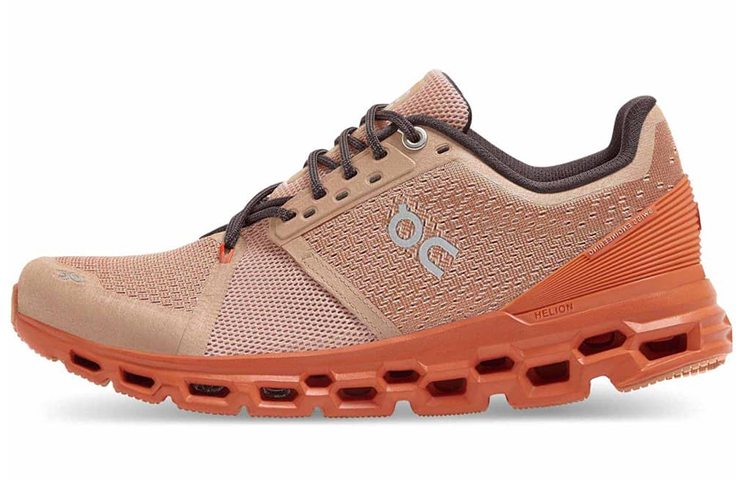 On Cloudstratus Fabric Cushioning Slip Resistant Low top Casual Running Shoes Women’s
