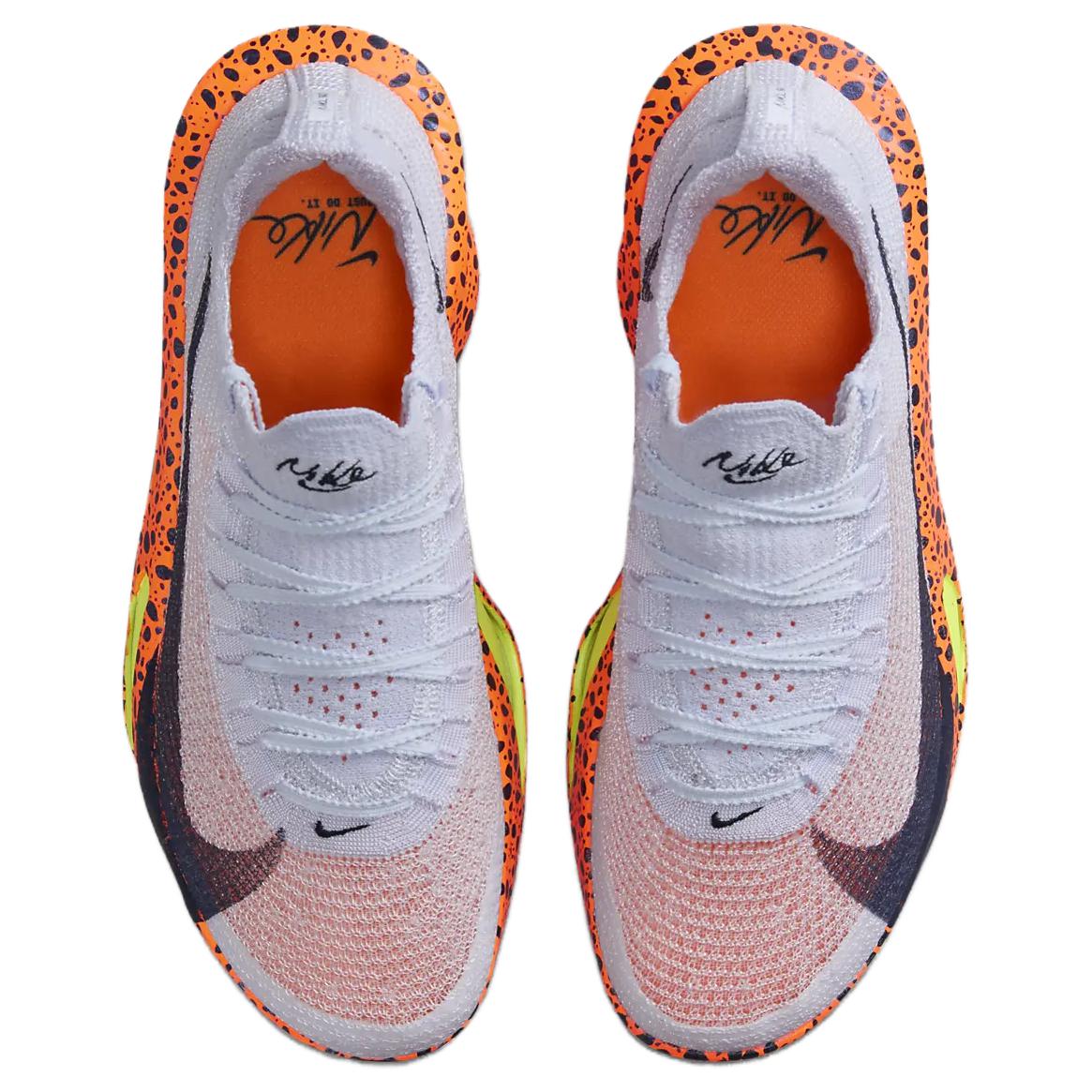 Nike Air Zoom Alphafly Next% 3 Electric Running Shoes Women’s Low Top White Orange