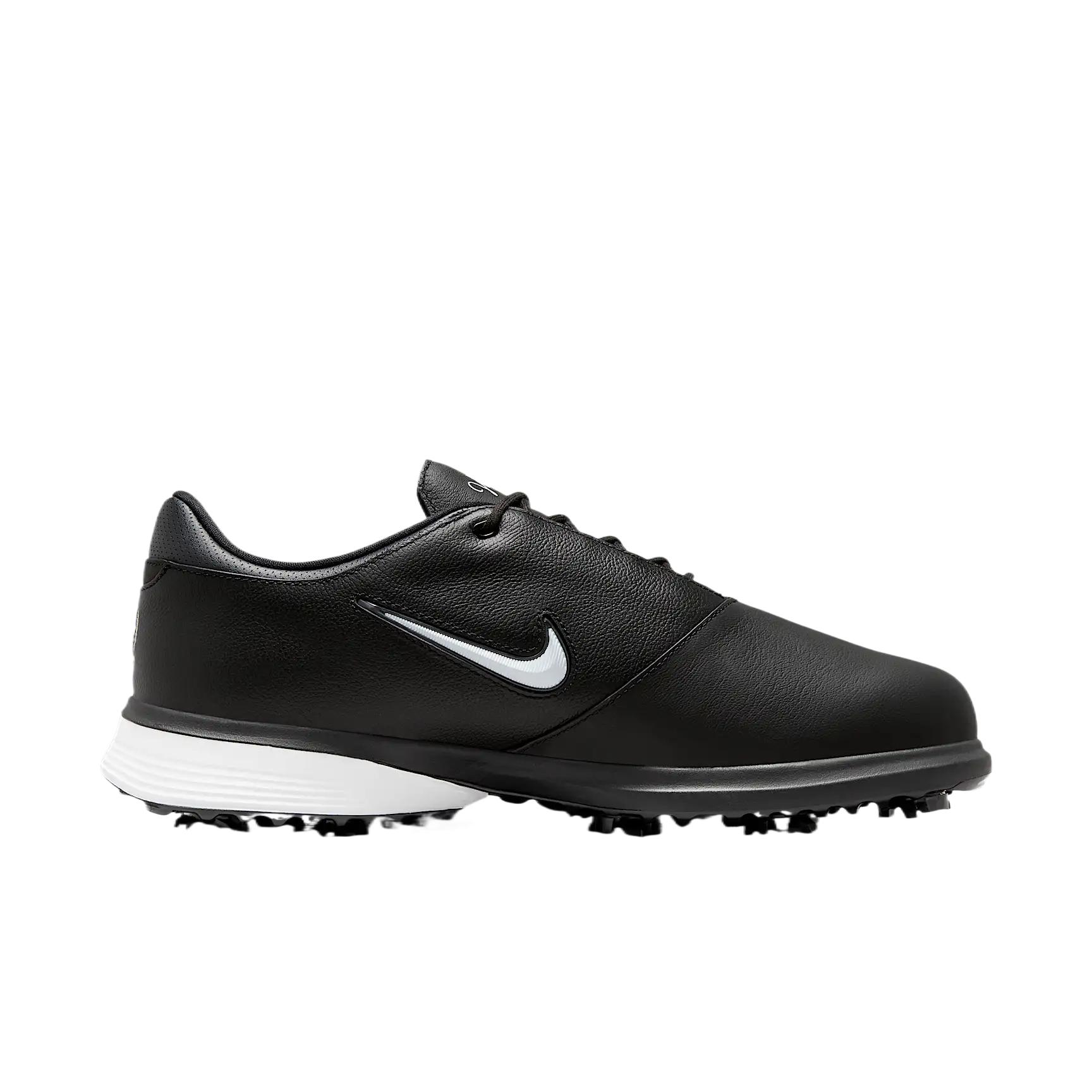 Nike Victory Tour 4 Leather Abrasion Resistant Abrasion Resistant Low top Golf Shoes Unisex Black