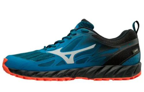Mizuno Wave Ibuki Gtx Low Tops Blue White Black