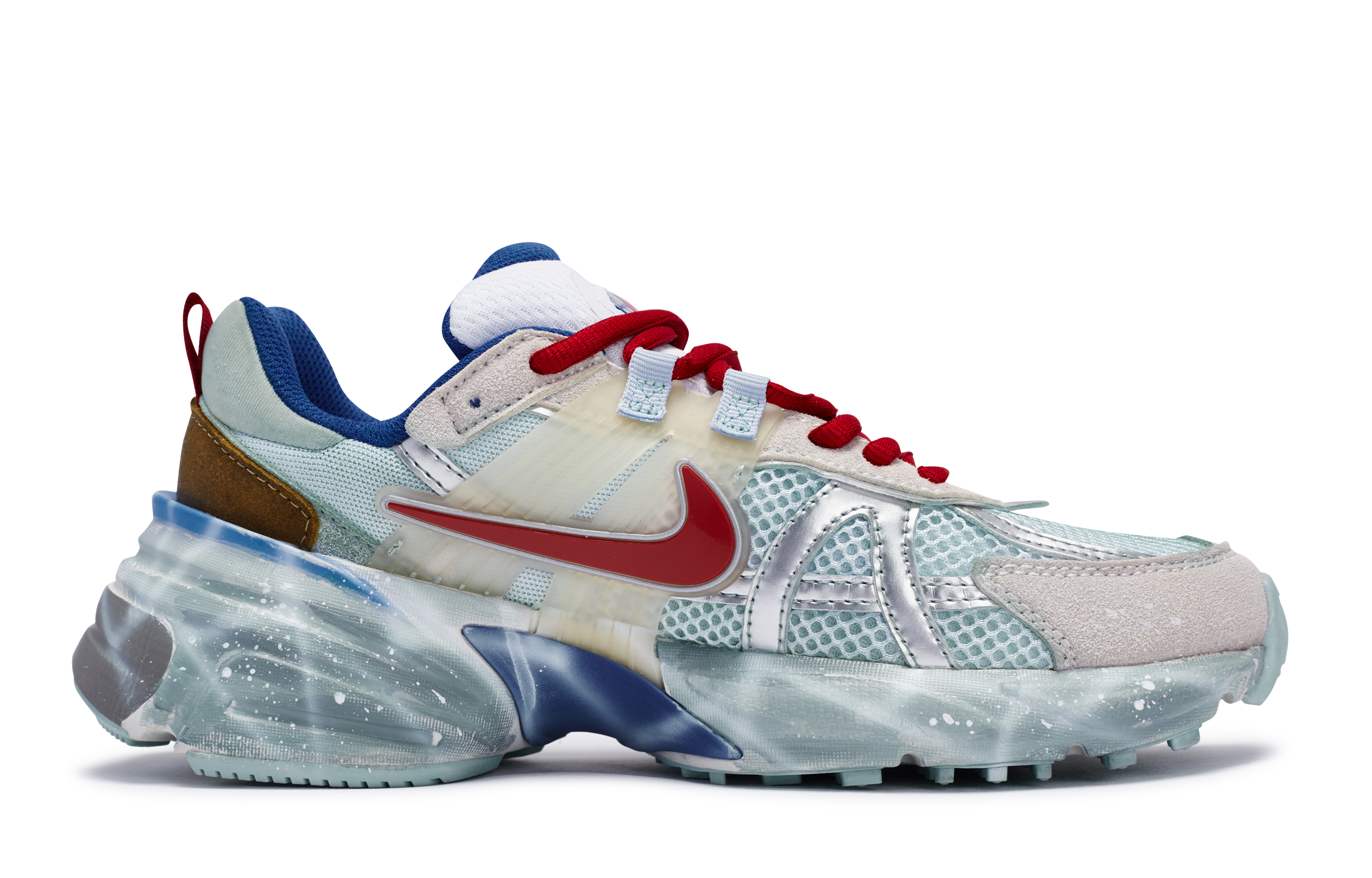 Nike V2K Run Abrasion Resistant Breathable Abrasion Resistant Breathable Low top Running Shoes Women’s Blue