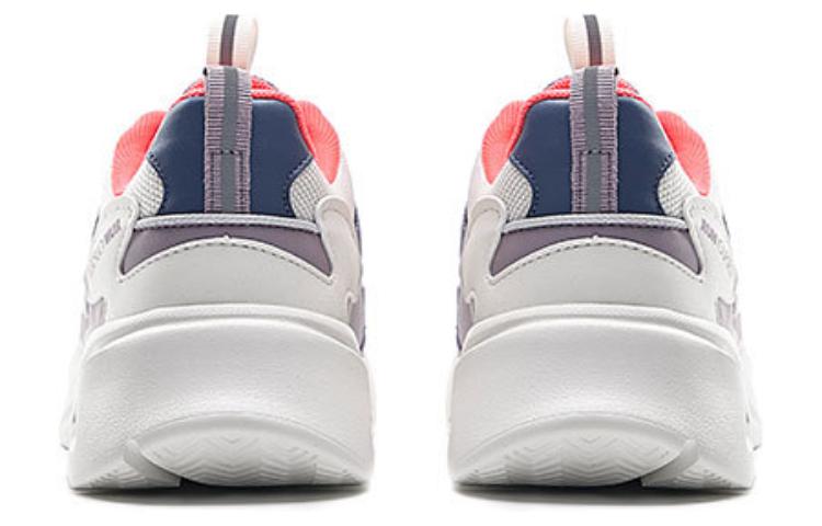 QIAODAN Cushioning Slip Resistant Low top Running Shoes Women’s White Purple
