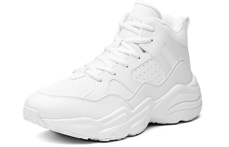Anta Fleece lined Cushioning Thermal Mid top Running Shoes Men’s Pure White