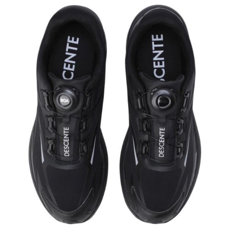 DESCENTE Futect Boa Soft And Comfortable Low top Running Shoes Unisex Black