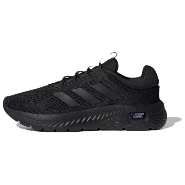 Adidas Cloudfoam Slip Resistant, Abrasion Resistant, Breathable Low top Casual Running Shoes Men's Black