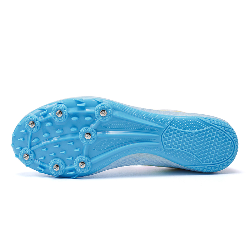 BIANSULONG Cushioning Slip Resistant Abrasion Resistant Coverage Casual Running Shoes Unisex Light Blue Pink
