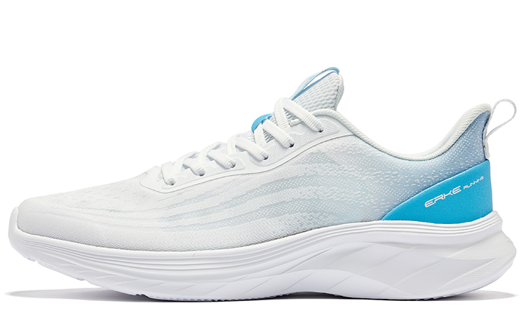 Erke Cushioning Breathable Cushioning Breathable Low top Running Shoes Men’s Erke White Pool Blue