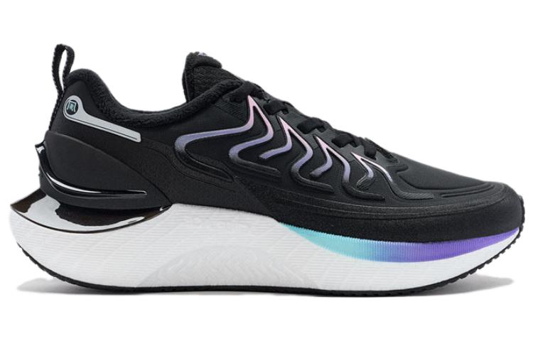 XTEP Wind And Fire 27 Cushioning, Wear Resistant Low top Running Shoes Women’s Black Wisteria Purple