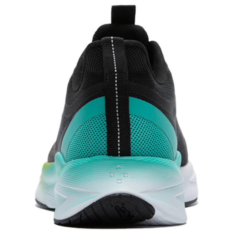 QIAODAN Light Speed 4.0 Running Shoes Men’s Low Top Black/Original Green