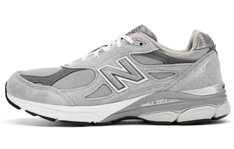 New Balance NB 990 V3 Retro Fabric Pigskin Wrapping Low-top Casual Urban Commuting Running Shoes Unisex Gray American Made