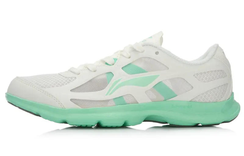 Li Ning Running Shoes Women's Low Top White/Green/Silver
