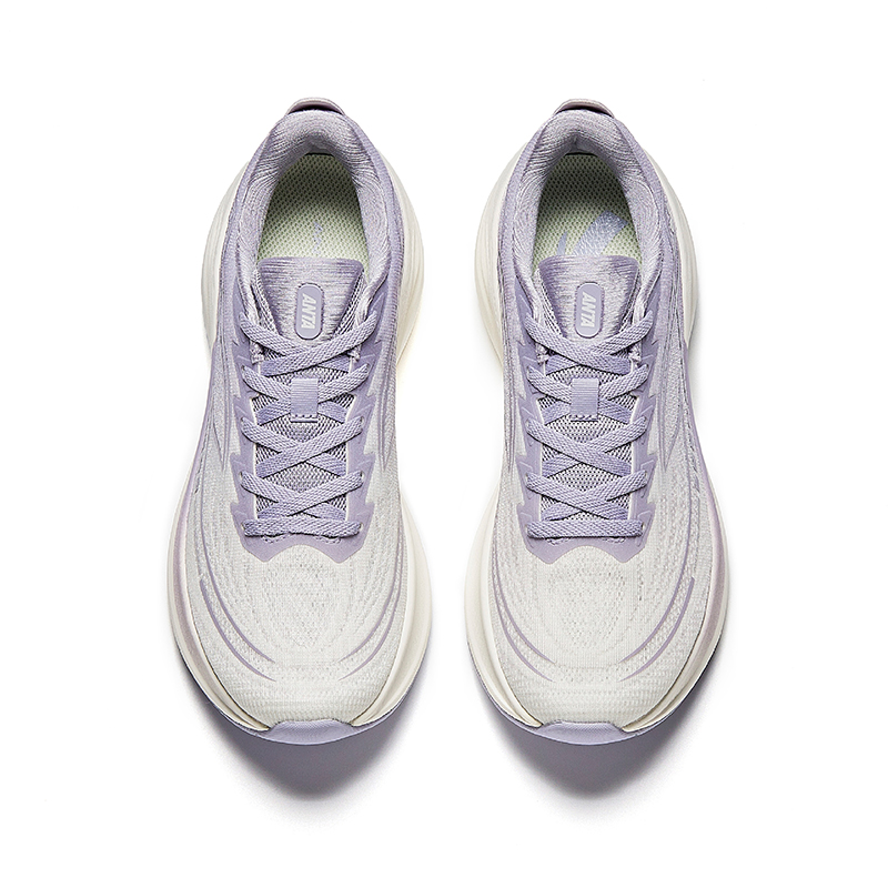 Anta Leaf 6.0 Low top EVA Midsole Casual Running Shoes Women’s White Purple