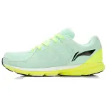 Li Ning Cushioning Slip Resistant Abrasion Resistant Low top Running Shoes Women's White Green