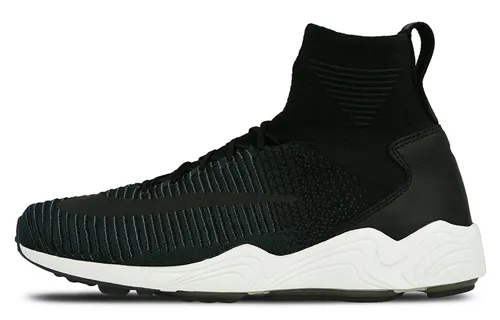 Nike Mercurial Flyknit Zoom Pegasus Lu Bu 2nd generation fabric non-slip lightweight high-top marathon running shoes men's black