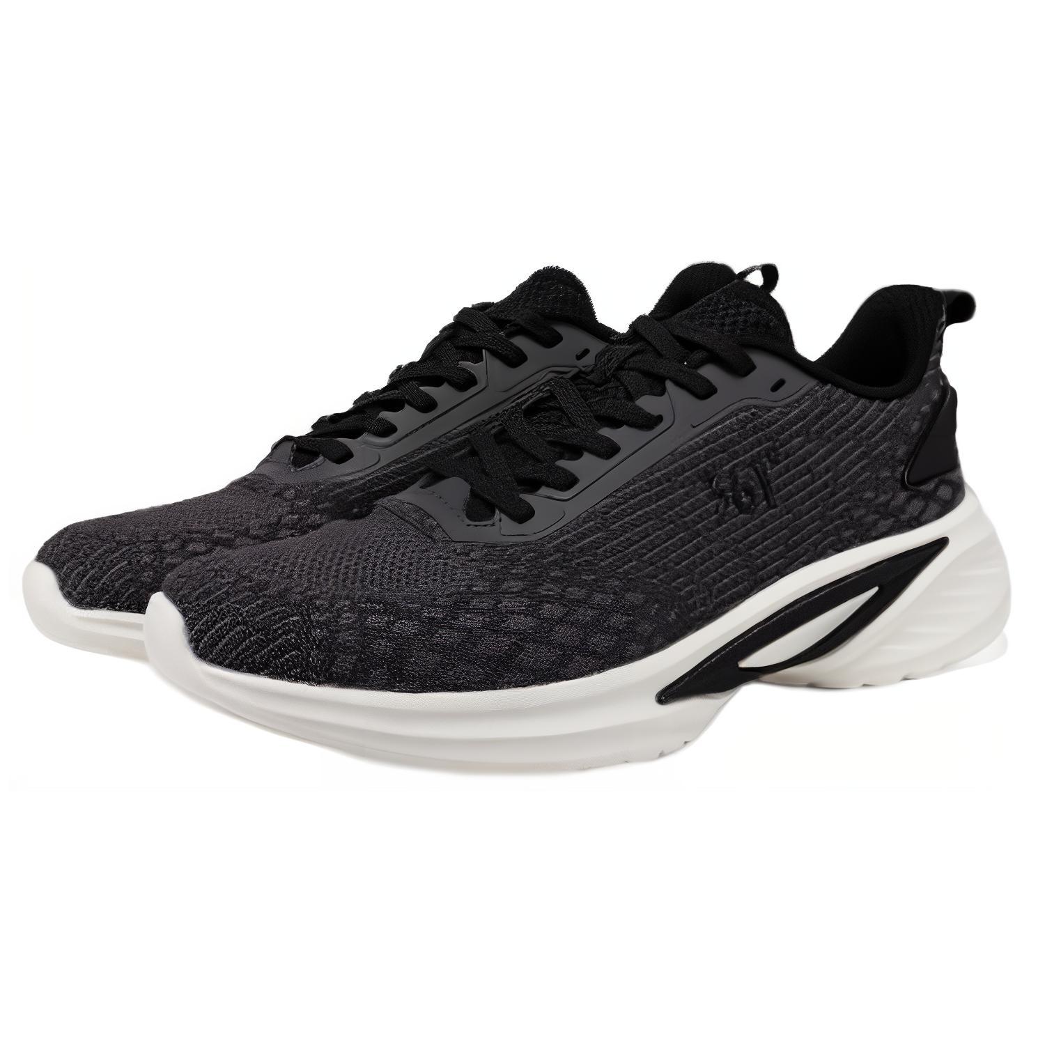 361° Cushioning Abrasion Resistant Lightweight Low top Running Shoes Men’s Black