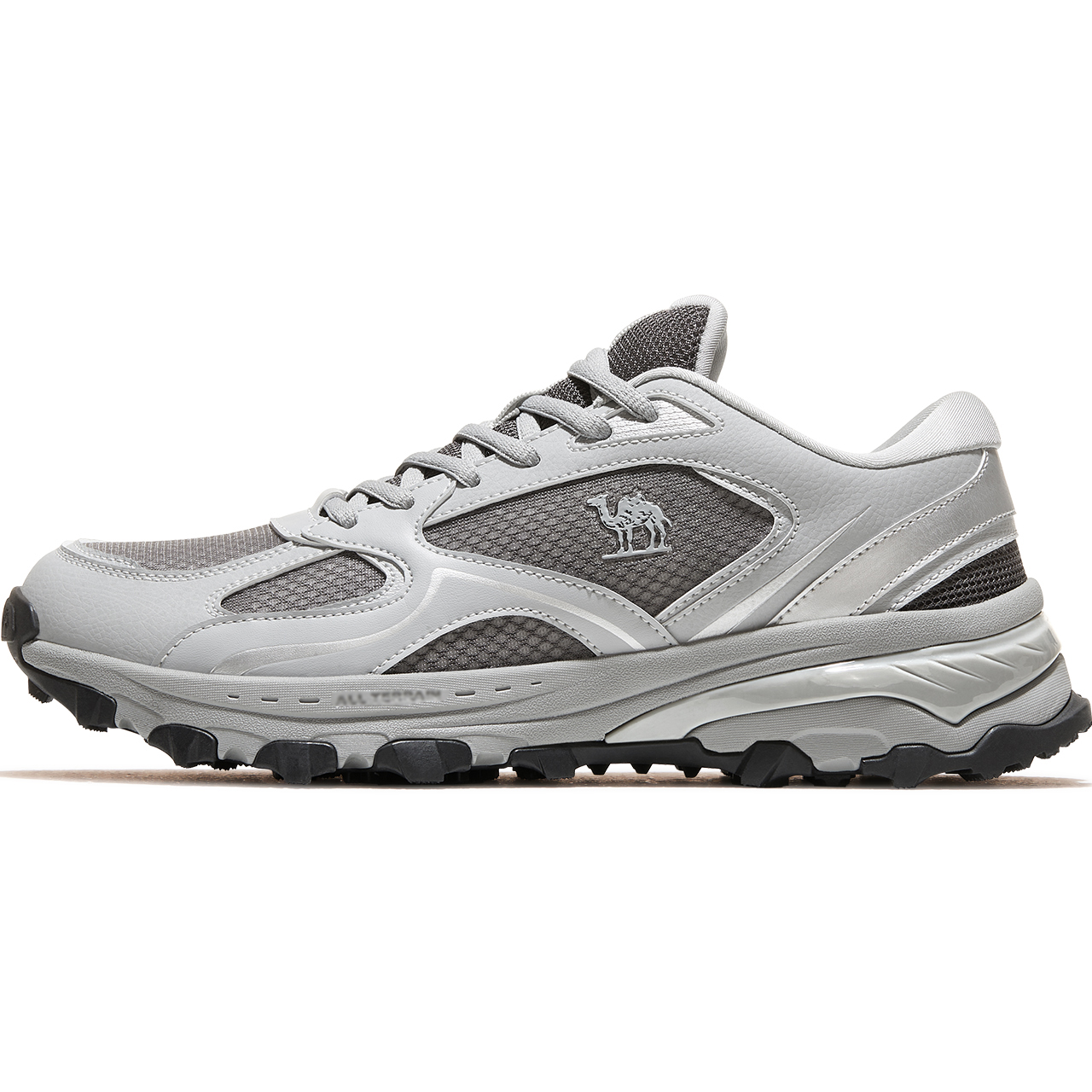 CAMEL Cushioning Breathable Lightweight Low top Casual Running Shoes Men’s Nando Gray