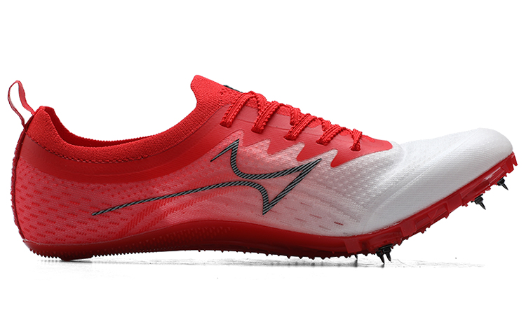 HEALTH 1200 Carbon Plate Sprint Racing Running Shoes Unisex White Red