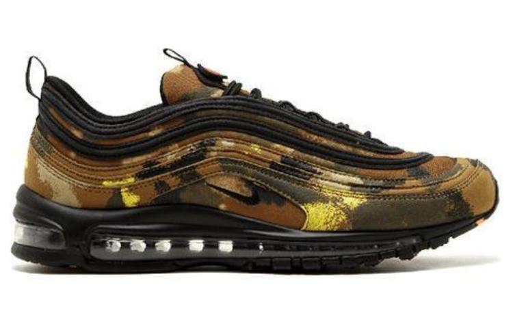 Унисекс кроссовки Nike Air Max 97 Premium (металлическо-зеленый) — 迷彩 — фото 2