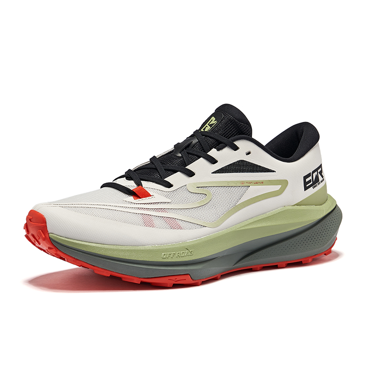 Erke Cushioning Slip Resistant Breathable Coverage Low top Running Shoes Men’s Wild Gray Celery Color