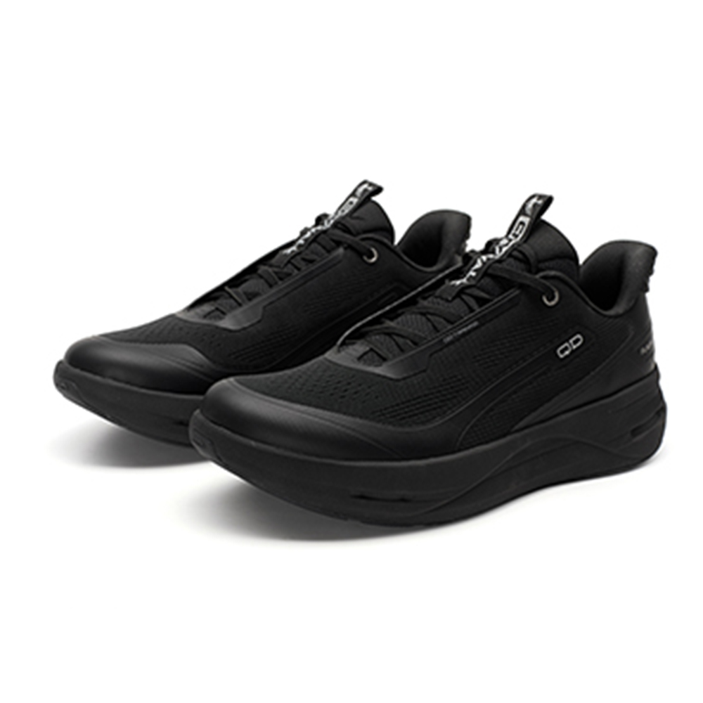 QIAODAN Cushioning Lightweight Low top Casual Training Running Shoes Men’s Black