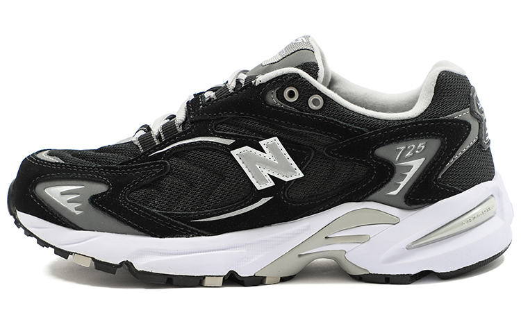 725 New Balance 'Black Metallic Silver'