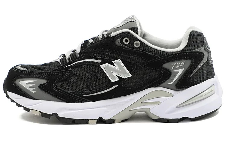 725 New Balance 'Black Metallic Silver'