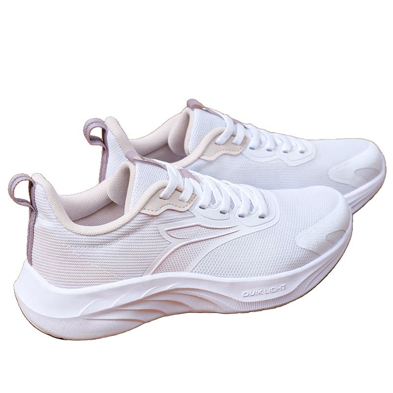 361° Cushioning Slip Resistant Breathable Low top Casual Running Shoes Women’s White Purple