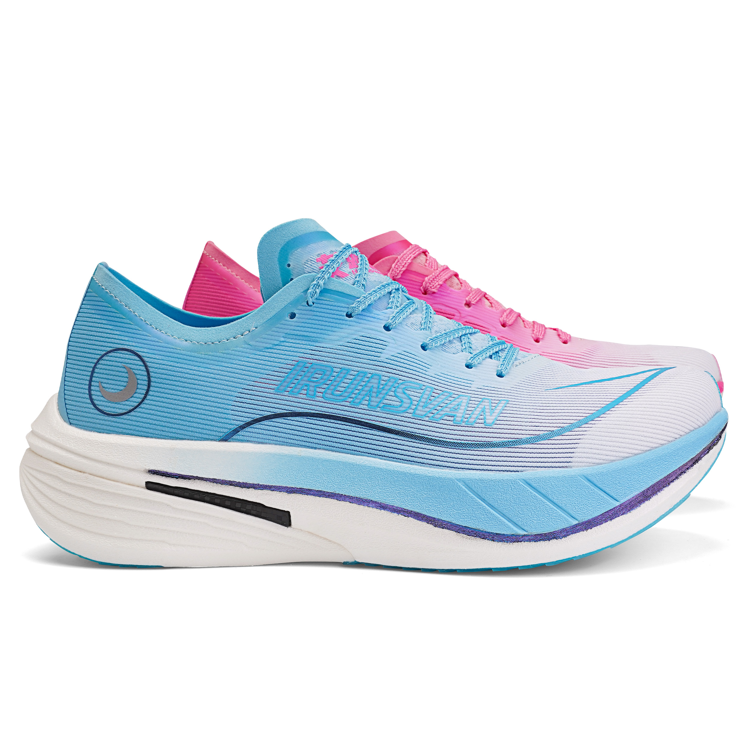 IRUNSVAN Low top Running Shoes Unisex Snow Flames