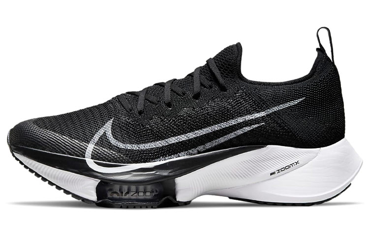 Nike Air Zoom Tempo Next% Flyknit Black White Women's