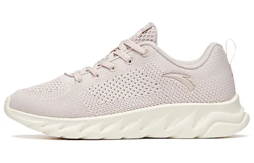 ANTA Running Shoes Women's Low Top Lotus Gray/Ivory White
