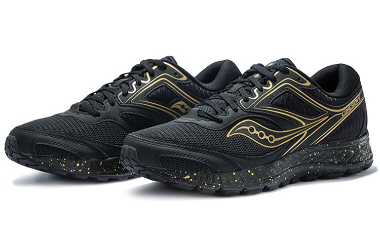 Saucony Cohesion 12 Low top Running Shoes Men’s Black Gold