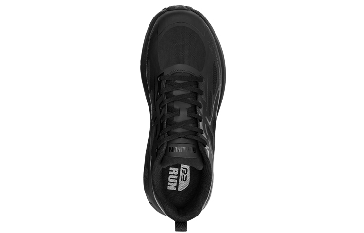 R2 REALRUN Trail Running Cushioning Slip Resistant Abrasion Resistant Low top Running Shoes Unisex Black