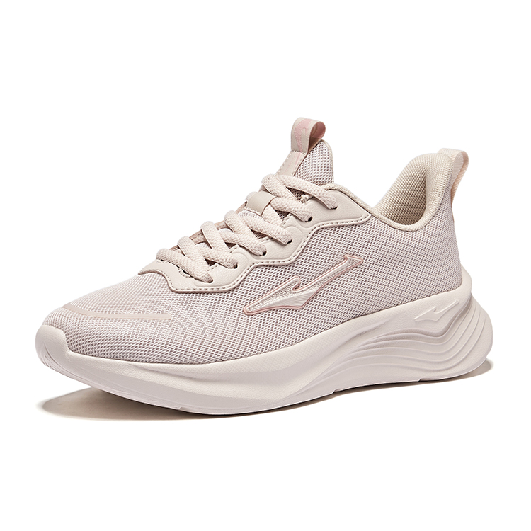 Erke Cushioning Slip Resistant Breathable Low top Casual Training Running Shoes Women’s Painted Gray