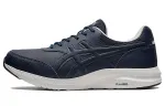 Asics Gel Fun Walker 414 4E Width Textile, Leather Low top Running Shoes Men's Dark Blue