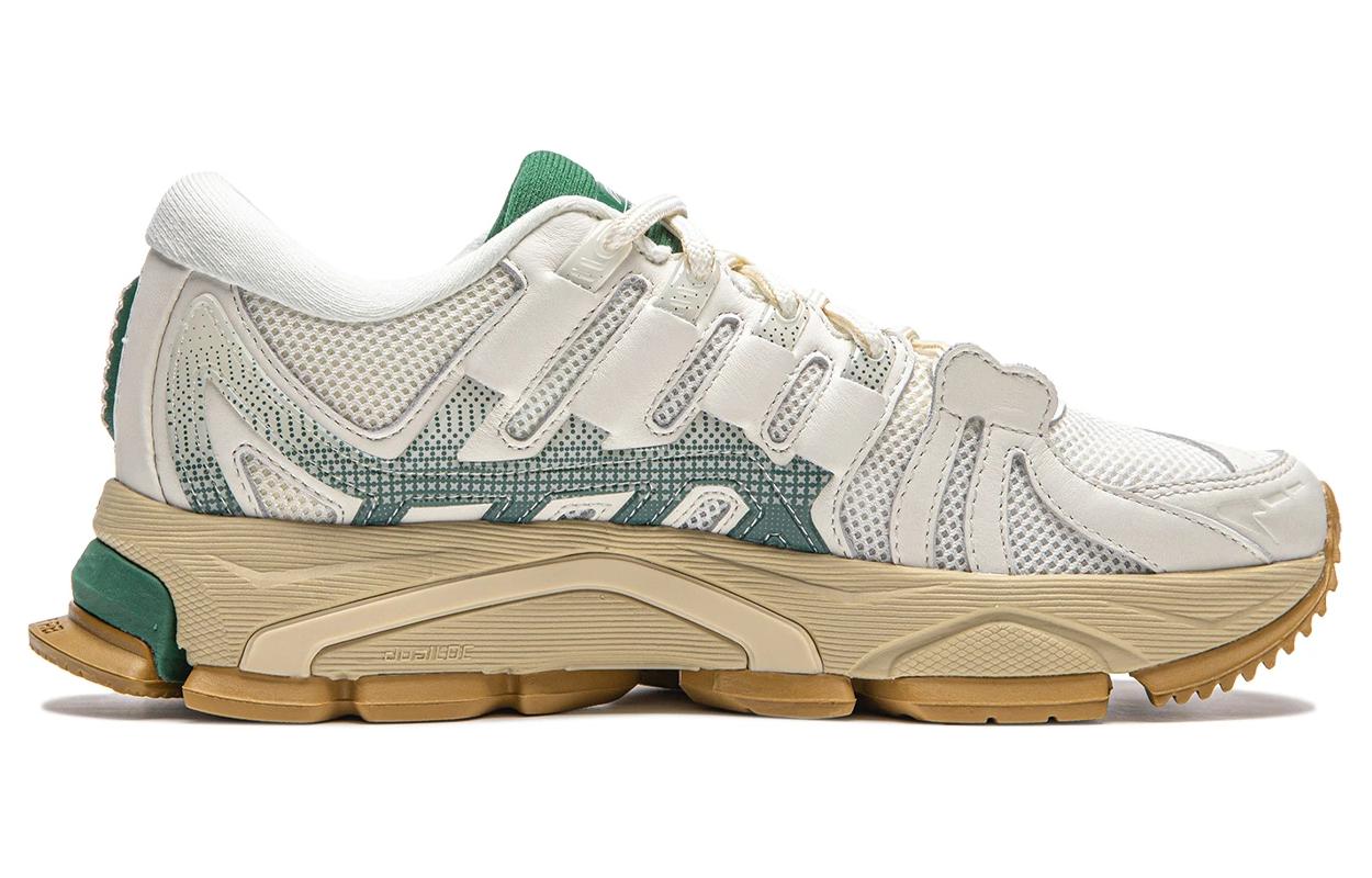 Li Ning Abrasion Resistant Breathable Abrasion Resistant Breathable Low top Running Shoes Women’s Beige Green