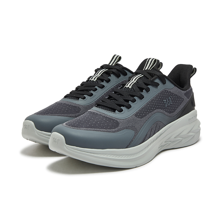 361° Flying Feather 3.0 Slip Resistant, Abrasion Resistant, Breathable Low top Running Shoes Men’s Smoke Gray
