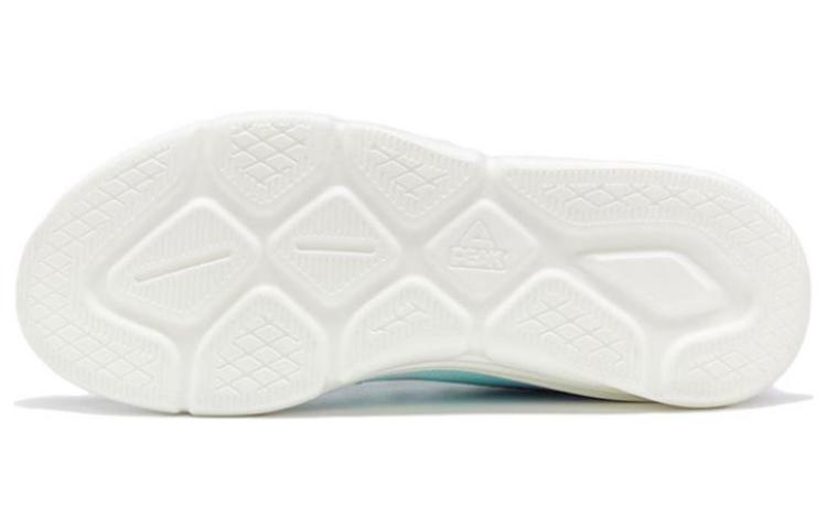 PEAK Cushioning Slip Resistant Abrasion Resistant Low top Running Shoes Men’s White Blue Purple