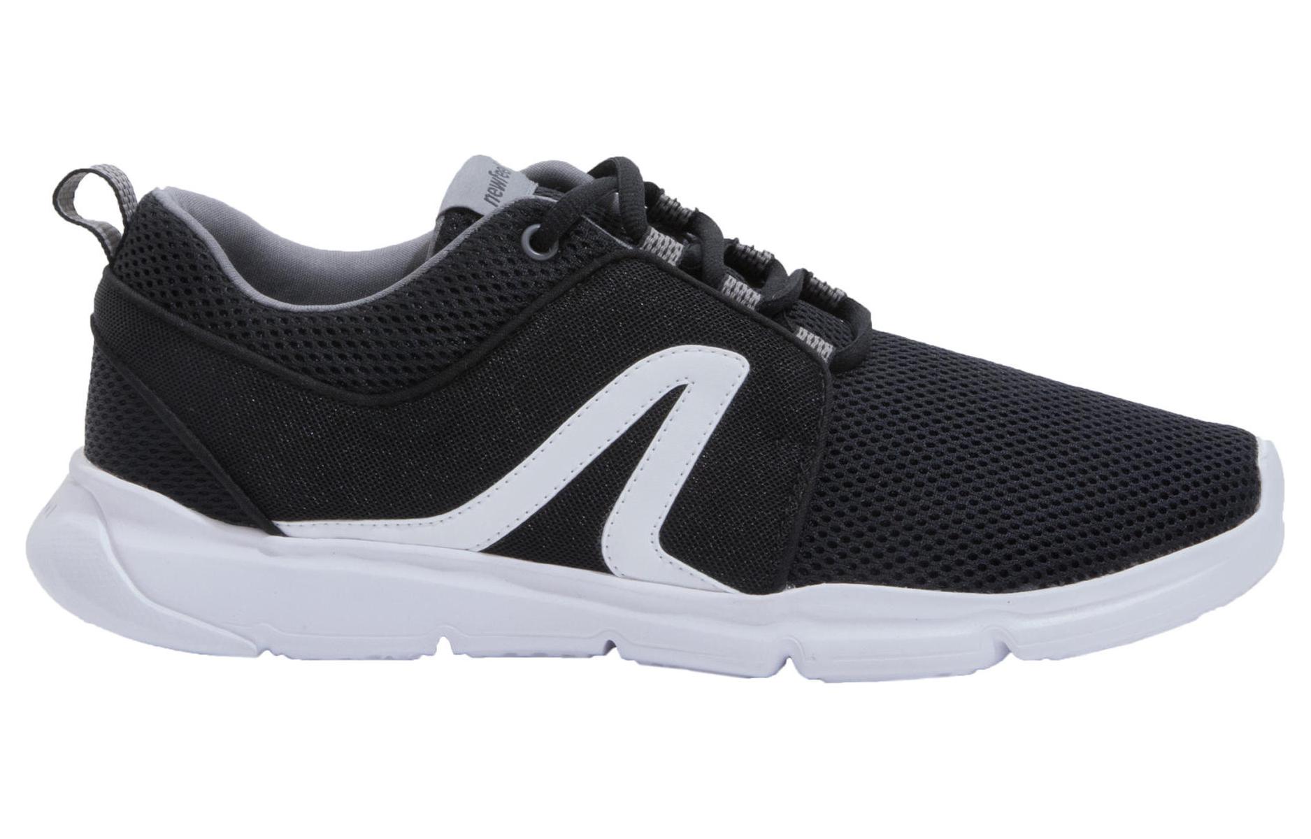 DECATHLON Cushioning Abrasion Resistant Cushioning, Wear Resistant Low top Running Shoes Women’s Black White
